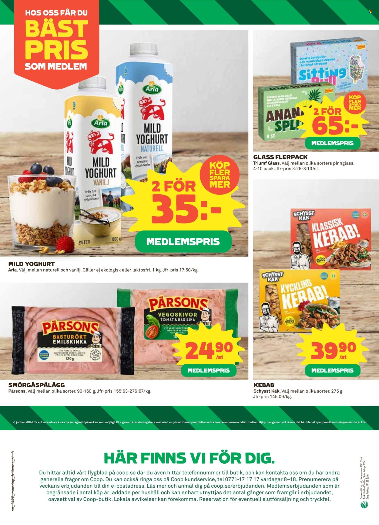 Coop Konsum reklamblad - 24/6 2024 - 30/6 2024. Sida 8