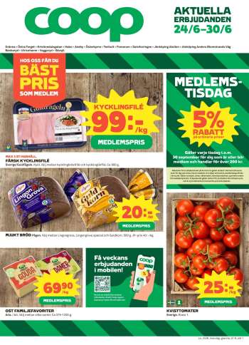 Coop reklamblad - 24/6 2024 - 30/6 2024.
