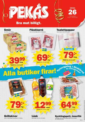 Pekås reklamblad - 24/6 2024 - 30/6 2024.