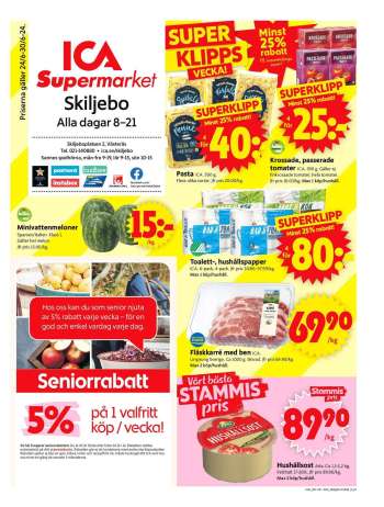 ICA reklamblad - 24/6 2024 - 30/6 2024.