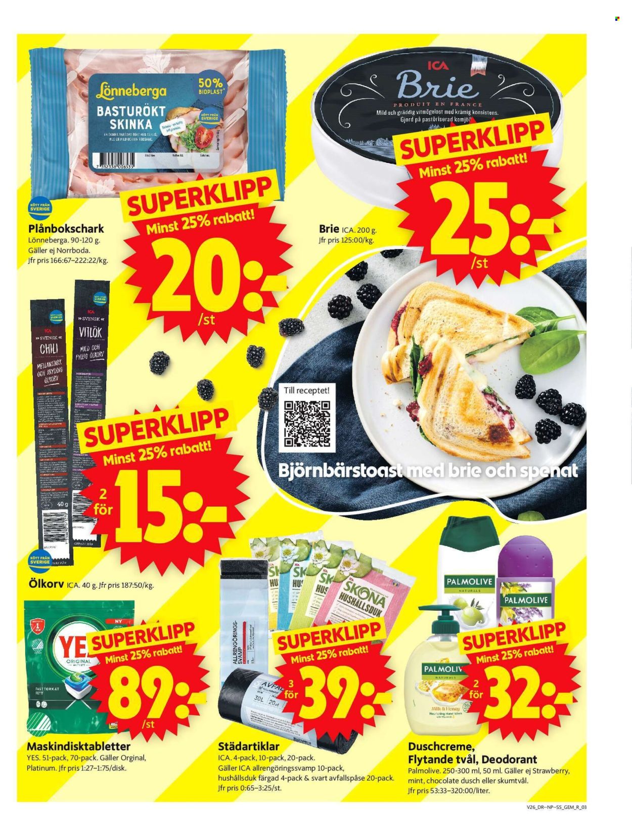 ICA reklamblad - 24/6 2024 - 30/6 2024. Sida 3