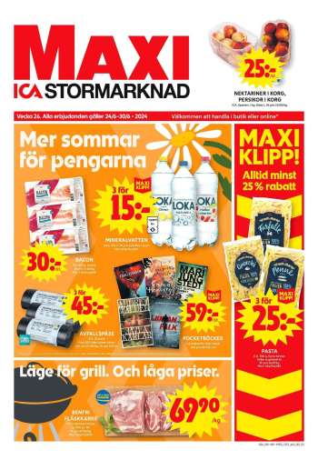 ICA reklamblad - 24/6 2024 - 30/6 2024.