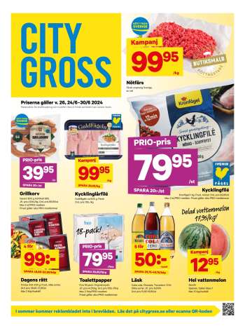 City Gross reklamblad - 24/6 2024 - 30/6 2024.