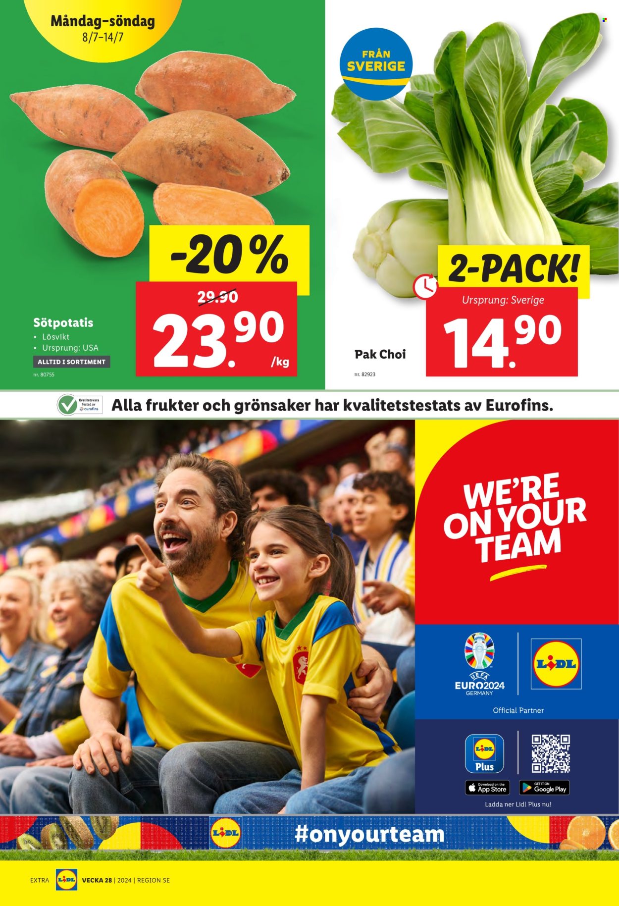 Lidl reklamblad - 8/7 2024 - 14/7 2024. Sida 2