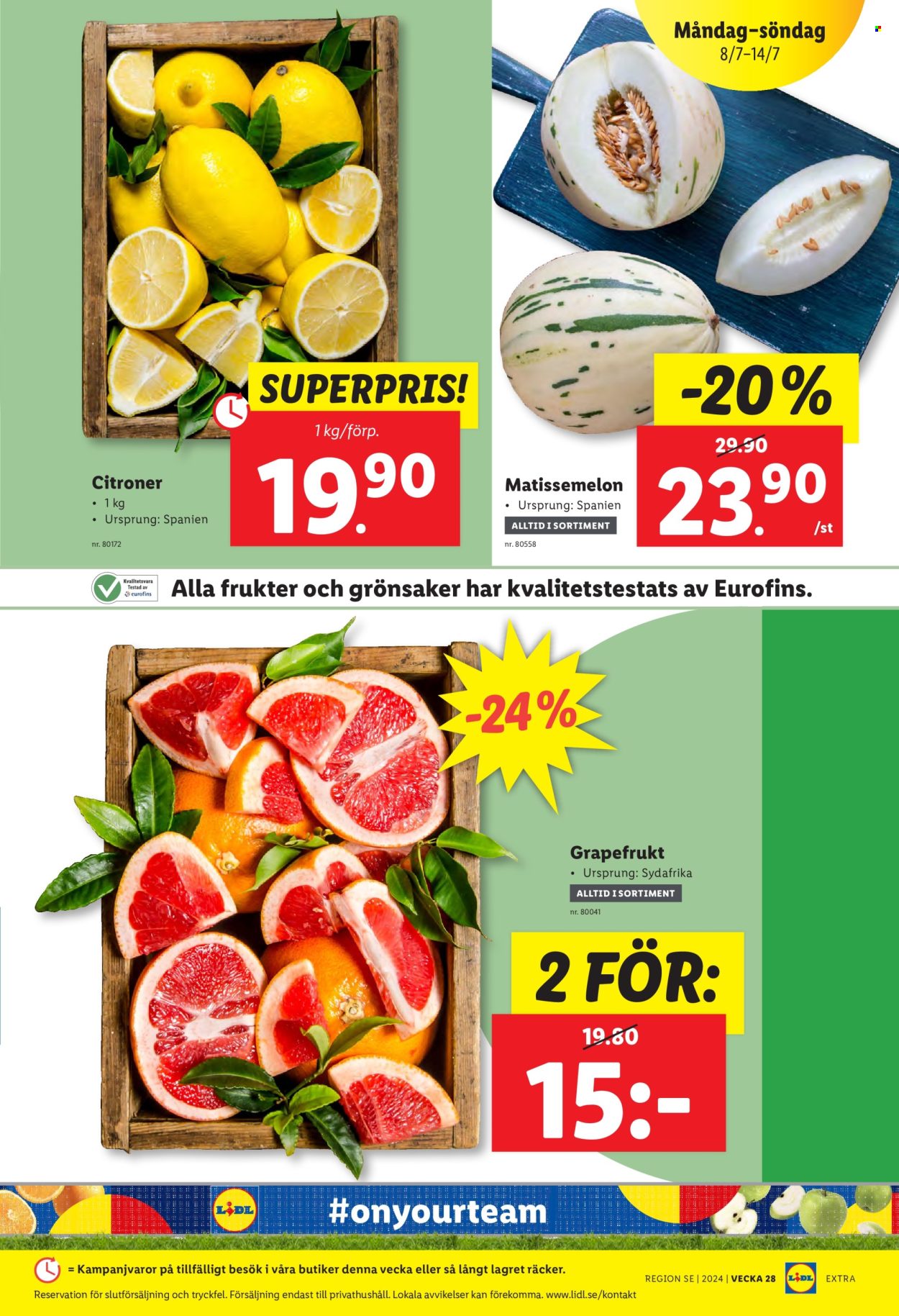 Lidl reklamblad - 8/7 2024 - 14/7 2024. Sida 3
