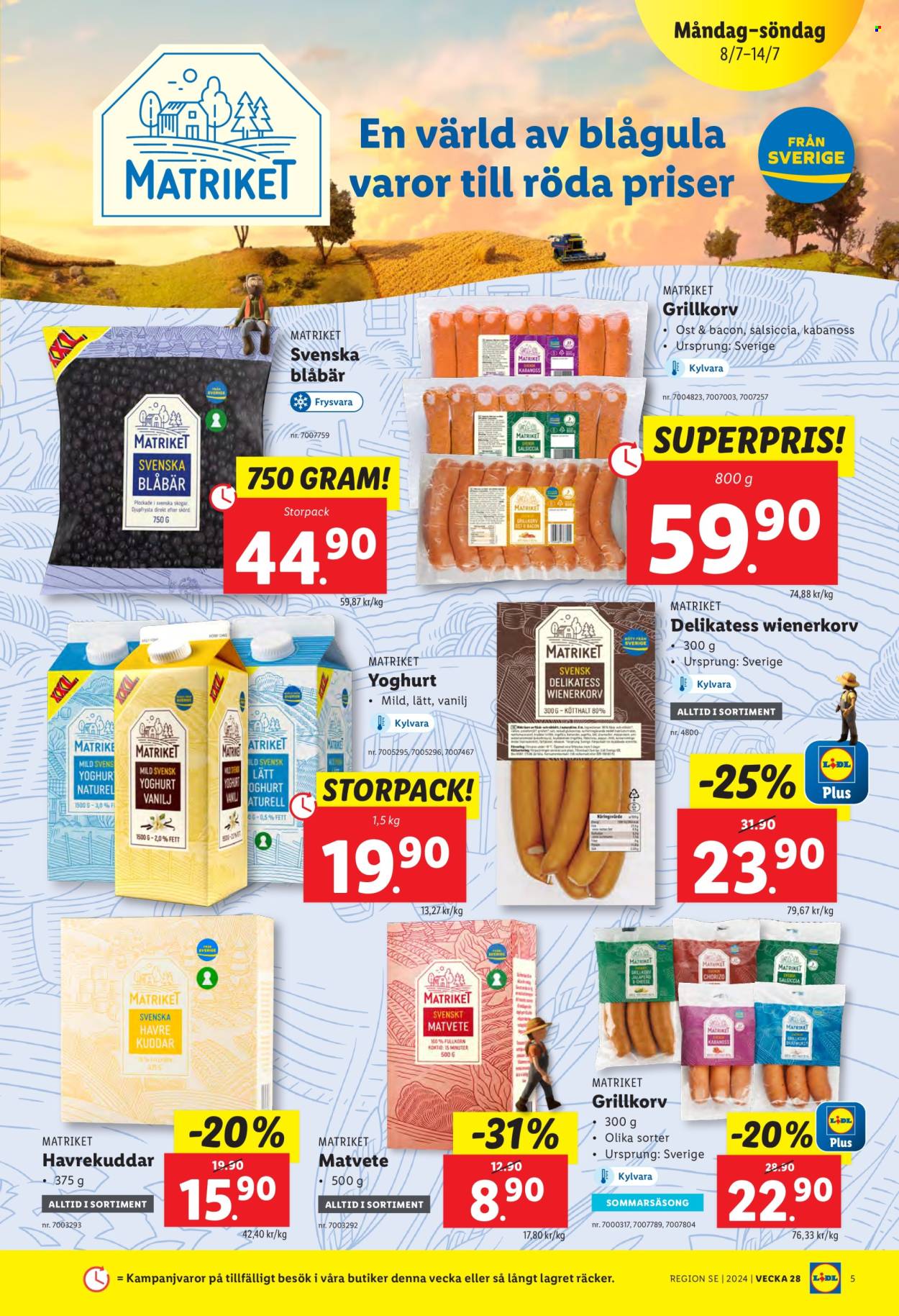 Lidl reklamblad - 8/7 2024 - 14/7 2024. Sida 7