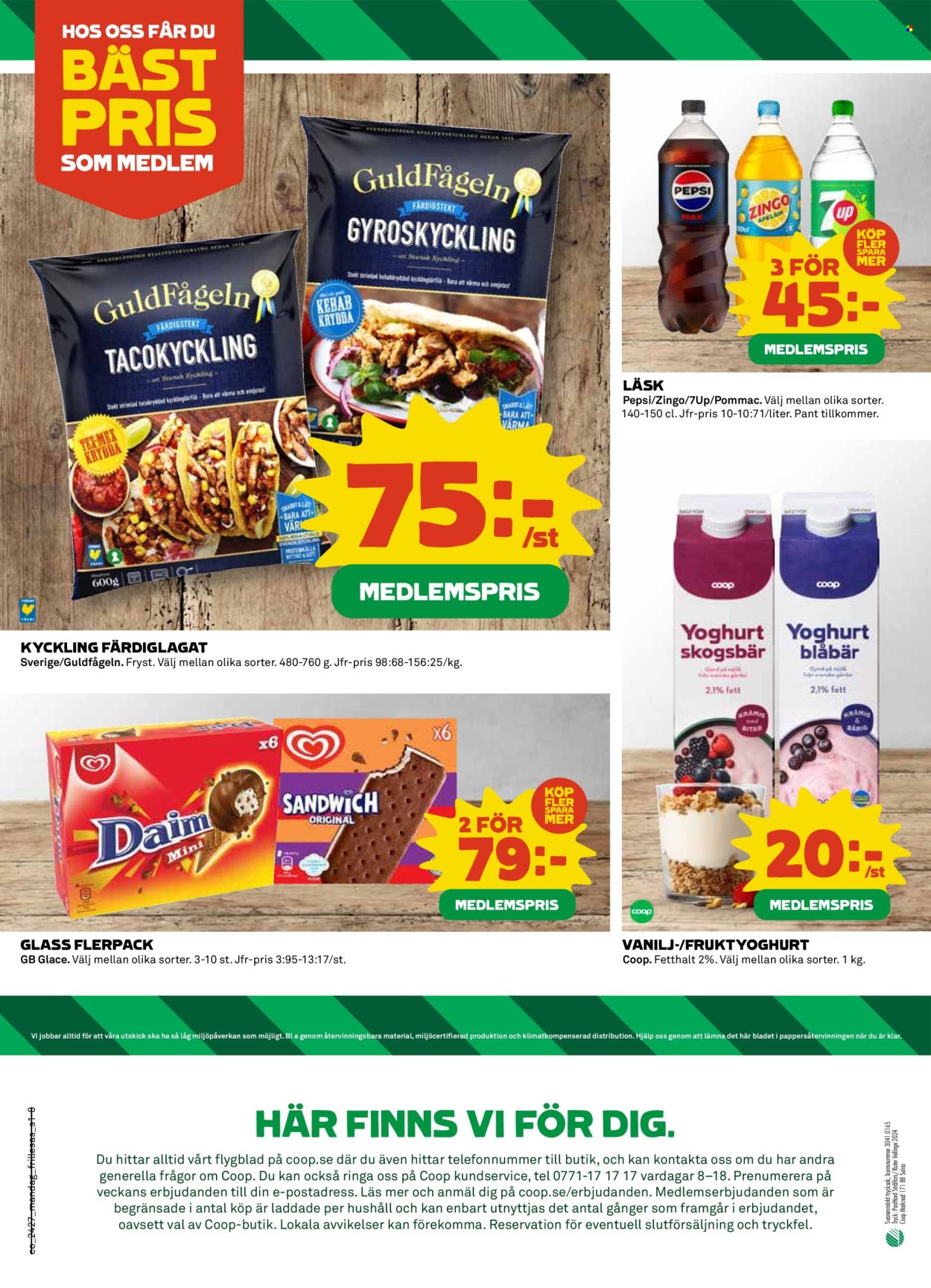 Coop Konsum reklamblad - 1/7 2024 - 7/7 2024. Sida 8