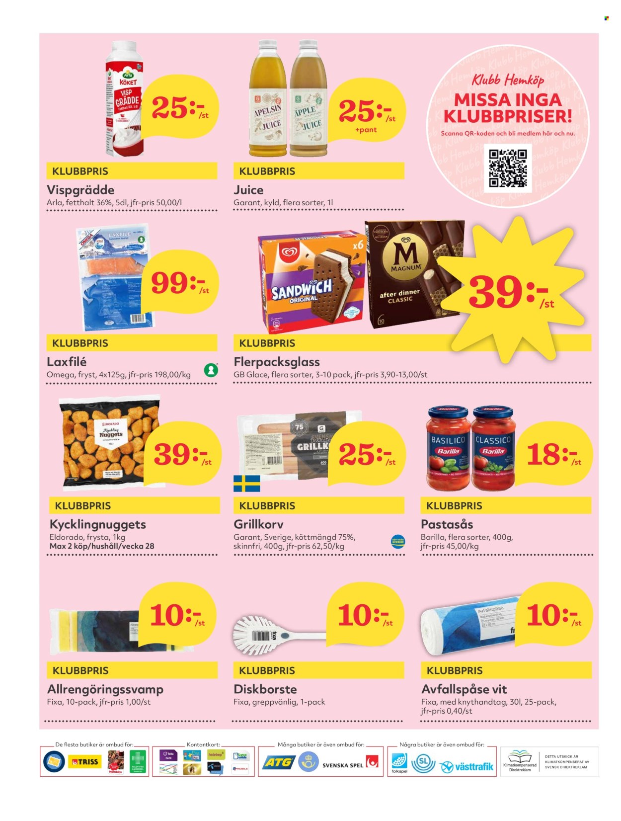 Hemköp reklamblad - 8/7 2024 - 14/7 2024. Sida 8
