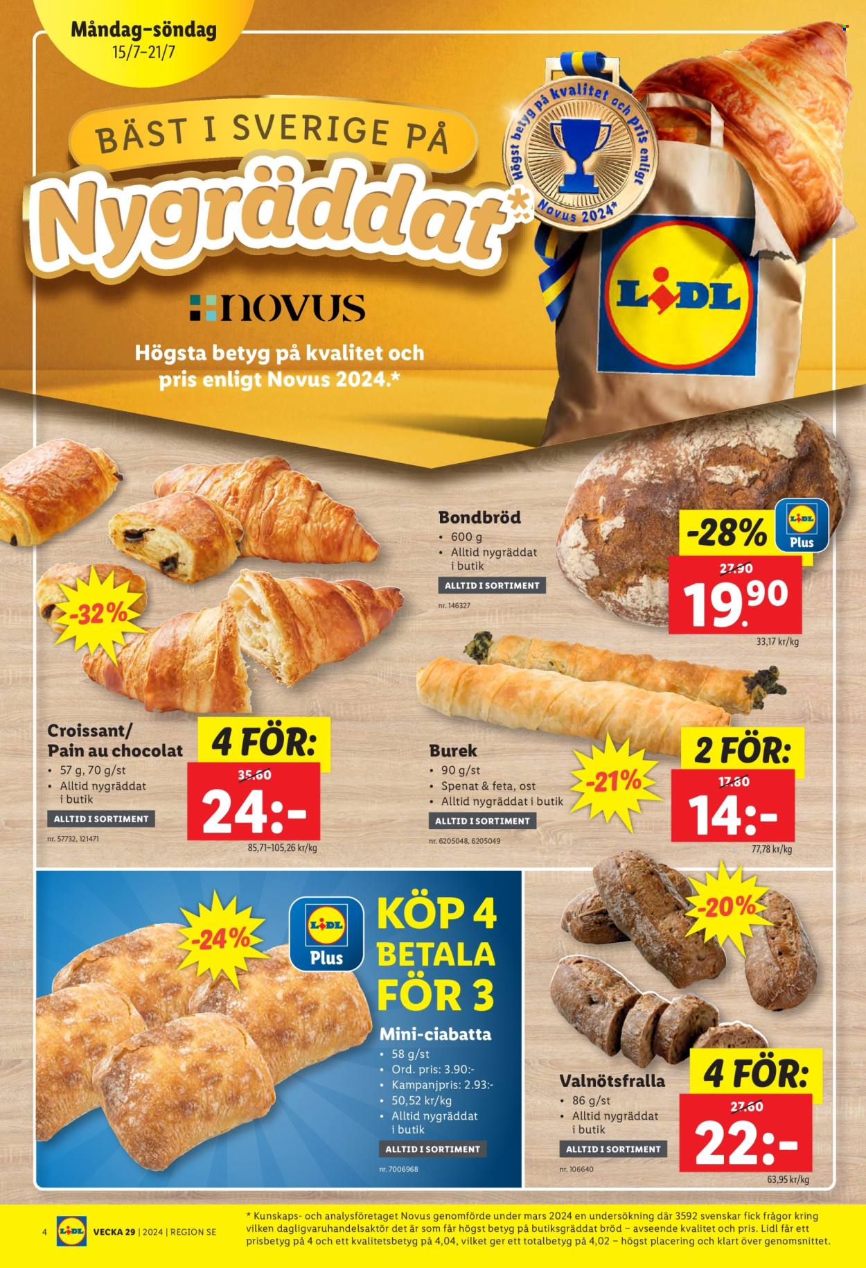 Lidl reklamblad - 15/7 2024 - 21/7 2024. Sida 4