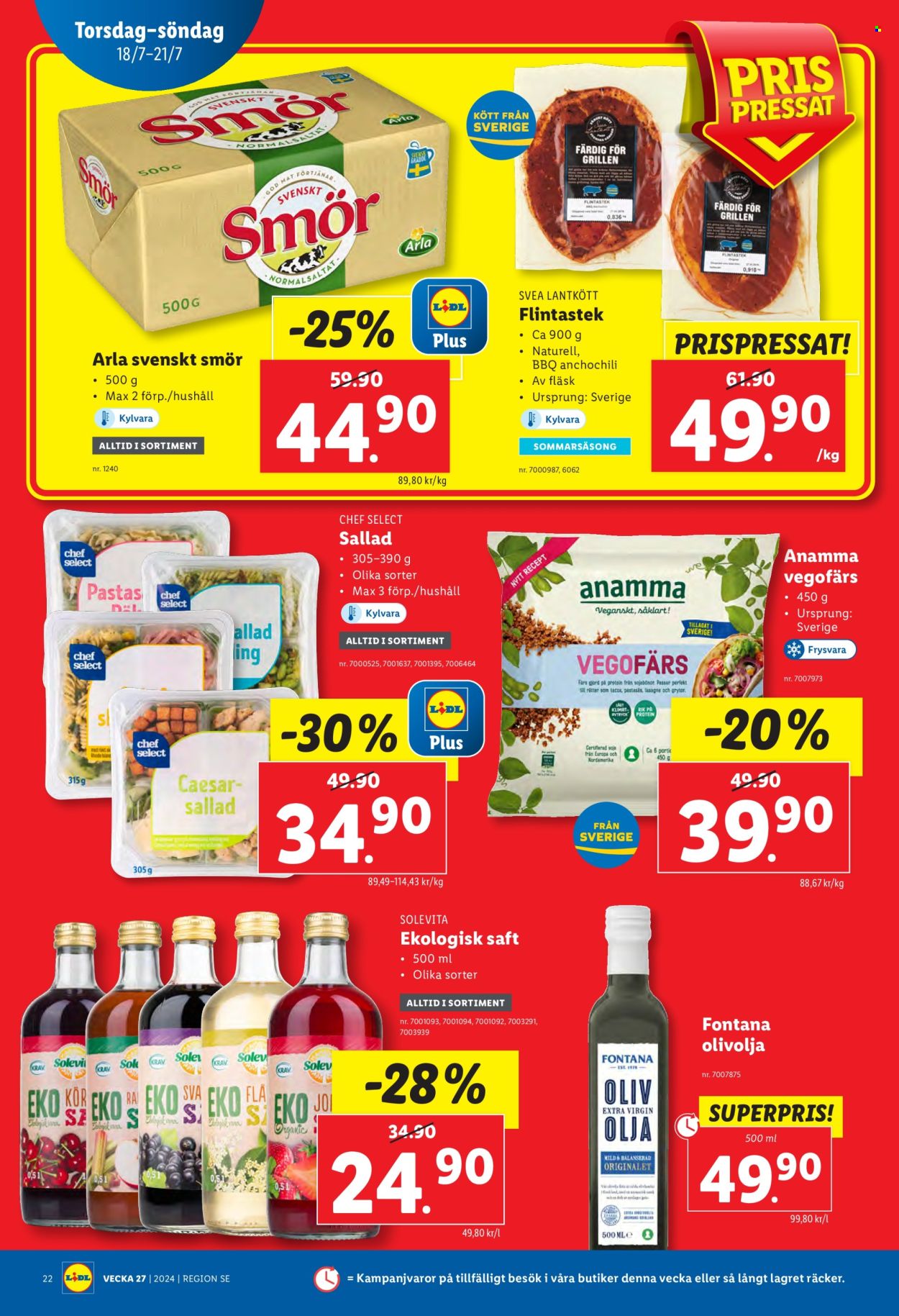 Lidl reklamblad - 15/7 2024 - 21/7 2024. Sida 24