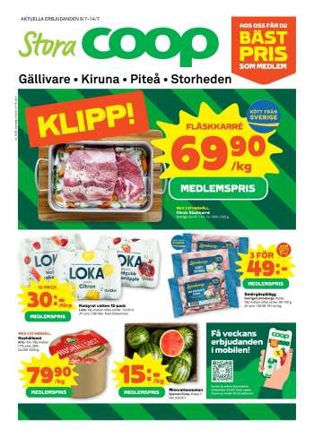 Stora Coop reklamblad - 8/7 2024 - 14/7 2024.