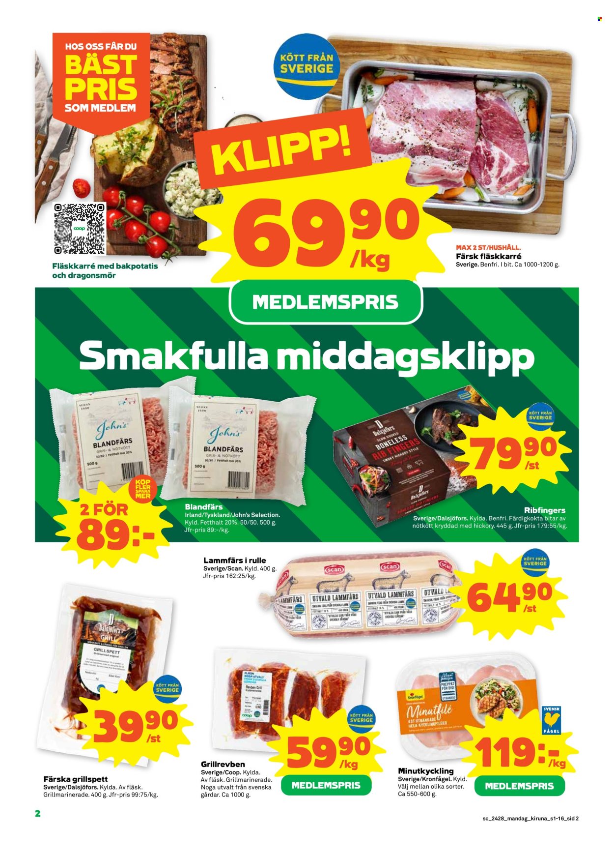Stora Coop reklamblad - 8/7 2024 - 14/7 2024. Sida 2