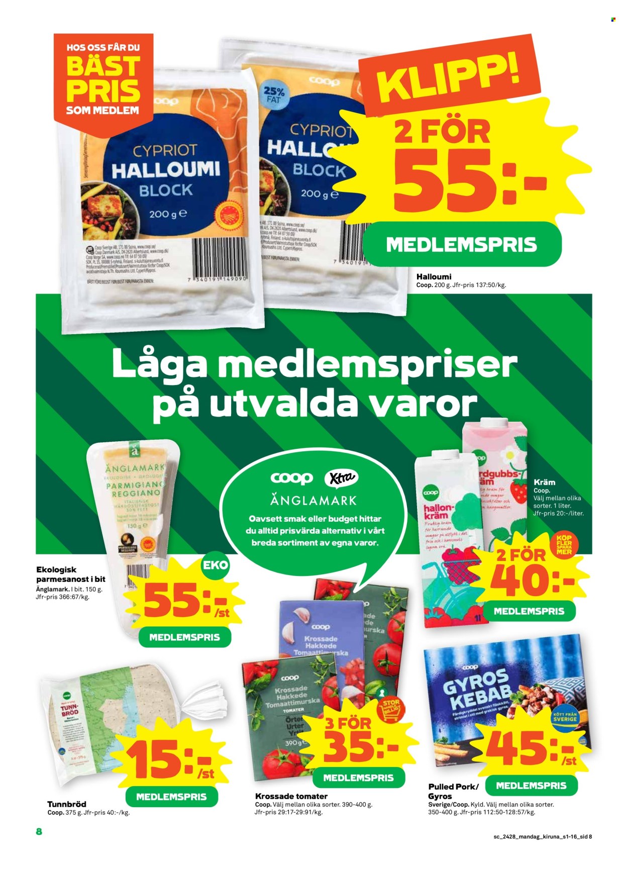 Stora Coop reklamblad - 8/7 2024 - 14/7 2024. Sida 8