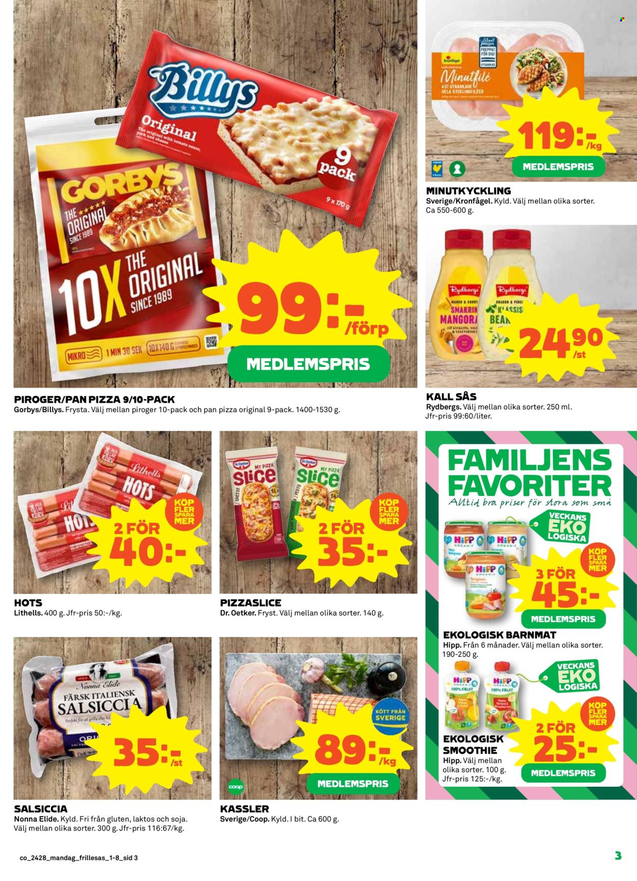 Coop Konsum reklamblad - 8/7 2024 - 14/7 2024. Sida 3