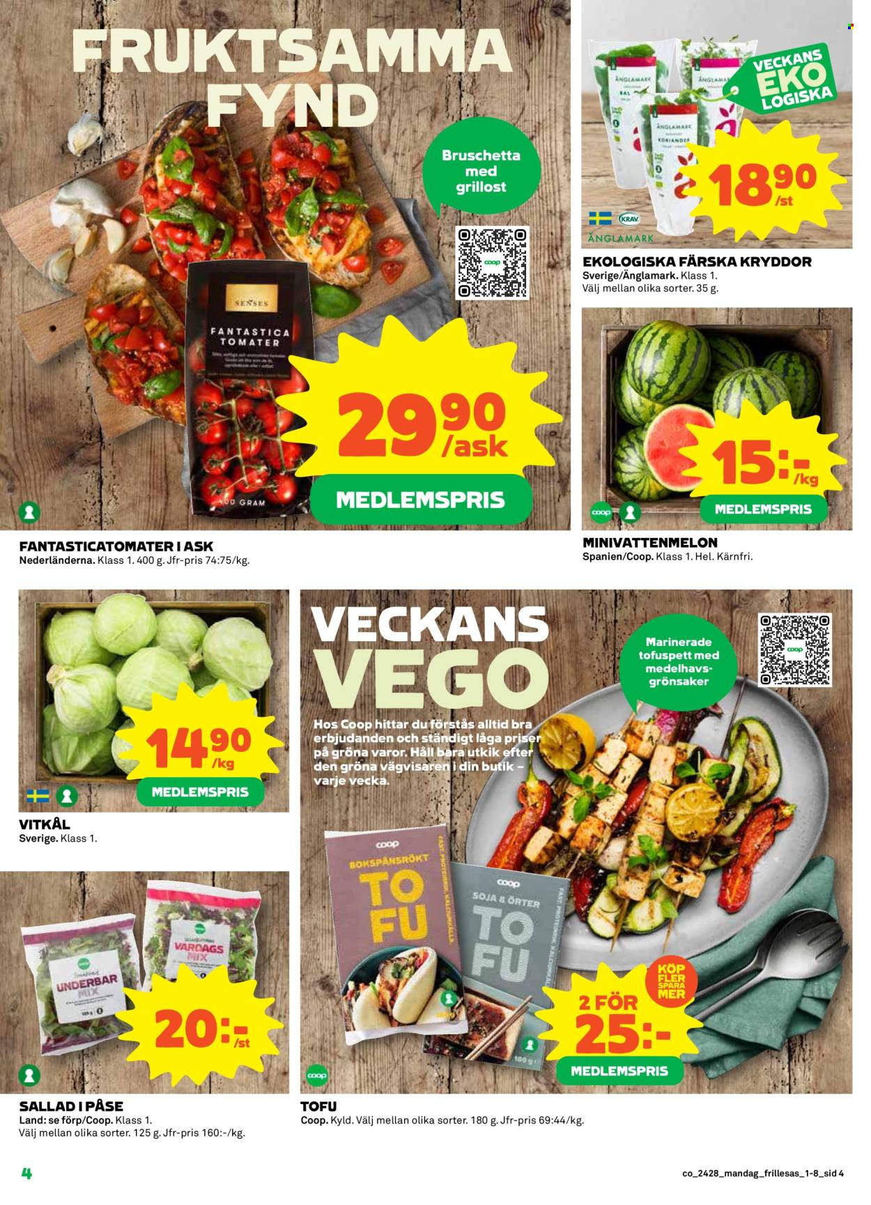 Coop Konsum reklamblad - 8/7 2024 - 14/7 2024. Sida 4