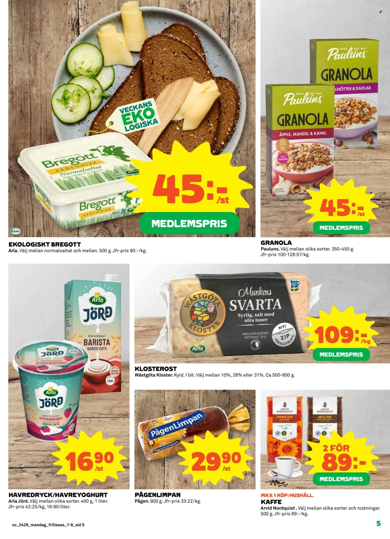 Coop Konsum reklamblad - 8/7 2024 - 14/7 2024. Sida 5