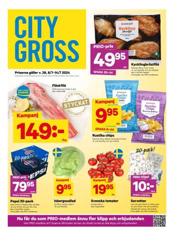City Gross reklamblad - 8/7 2024 - 14/7 2024.
