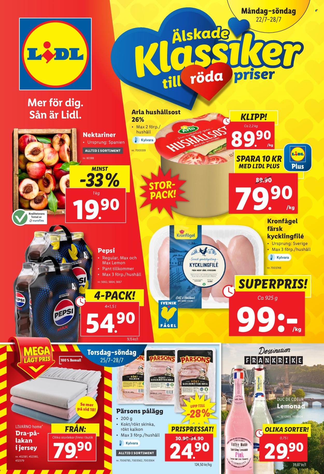 Lidl reklamblad - 22/7 2024 - 28/7 2024. Sida 1