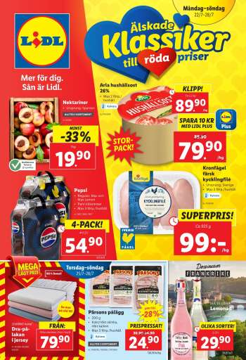 Lidl reklamblad - 22/7 2024 - 28/7 2024.