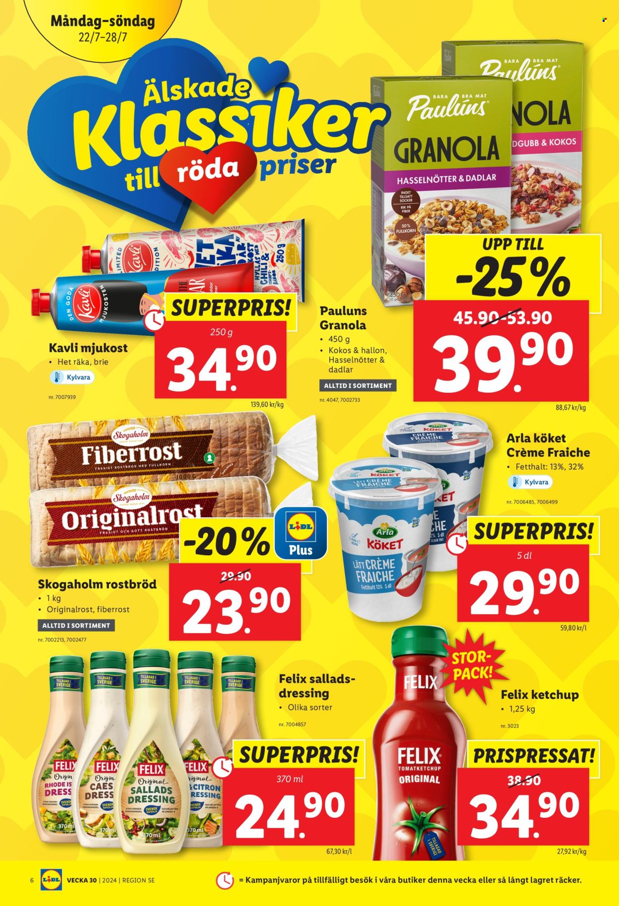 Lidl reklamblad - 22/7 2024 - 28/7 2024. Sida 6