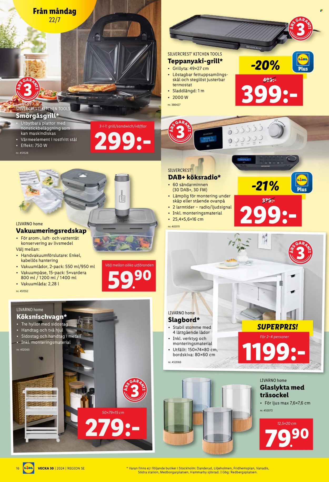 Lidl reklamblad - 22/7 2024 - 28/7 2024. Sida 18