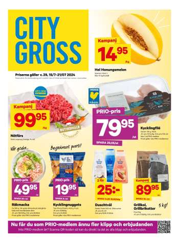 City Gross reklamblad - 15/7 2024 - 21/7 2024.