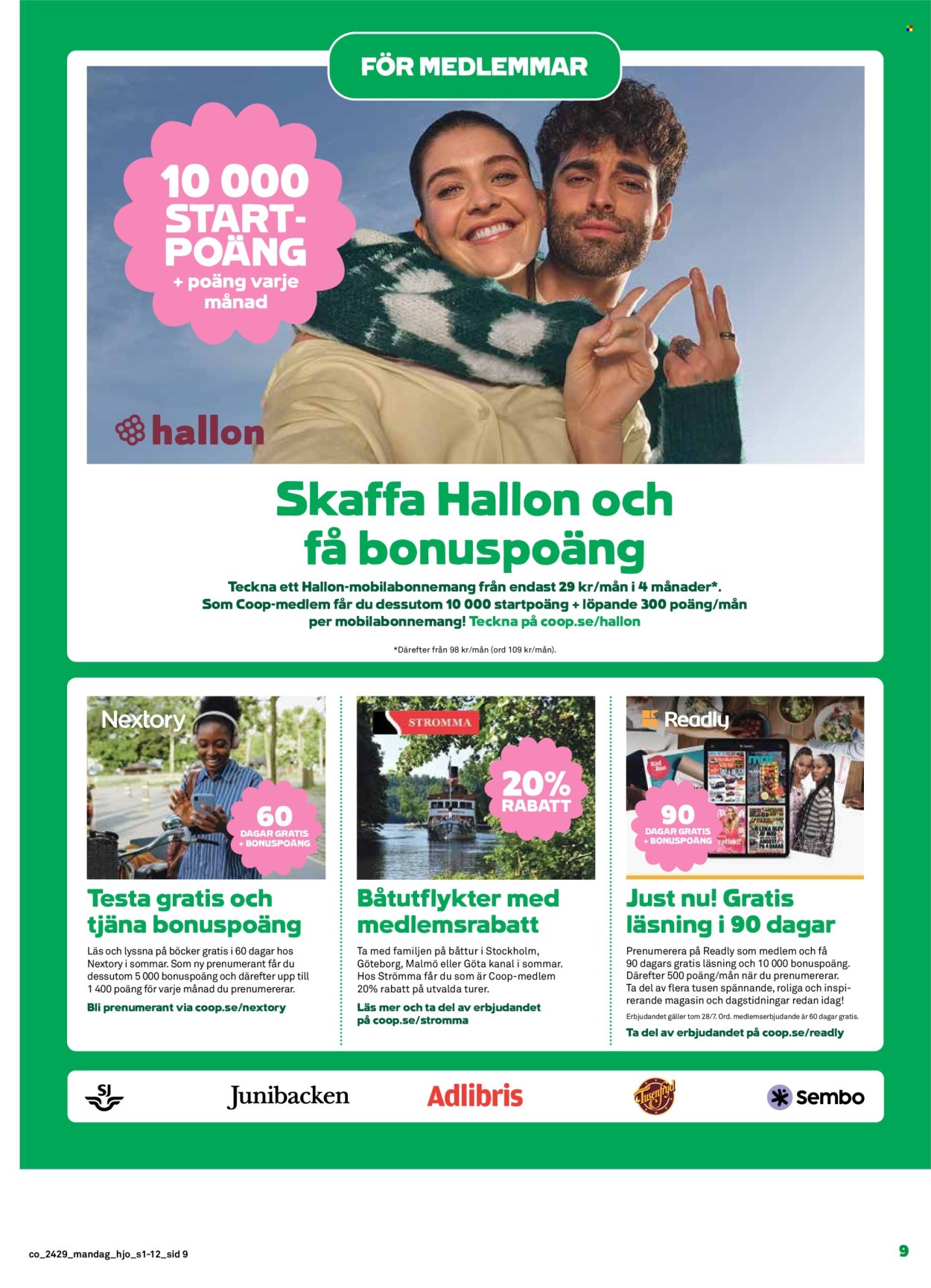 Coop reklamblad - 15/7 2024 - 21/7 2024. Sida 9