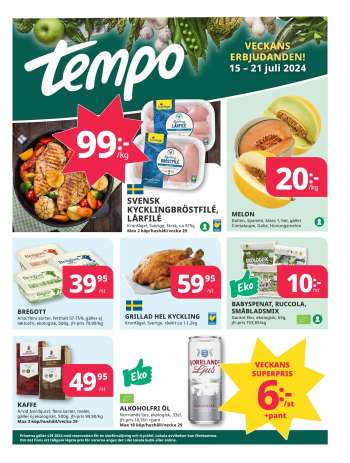 Tempo reklamblad - 15/7 2024 - 21/7 2024.