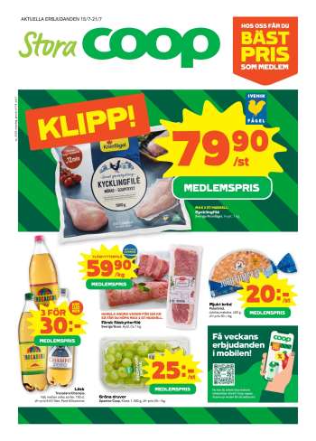 Stora Coop reklamblad - 15/7 2024 - 21/7 2024.