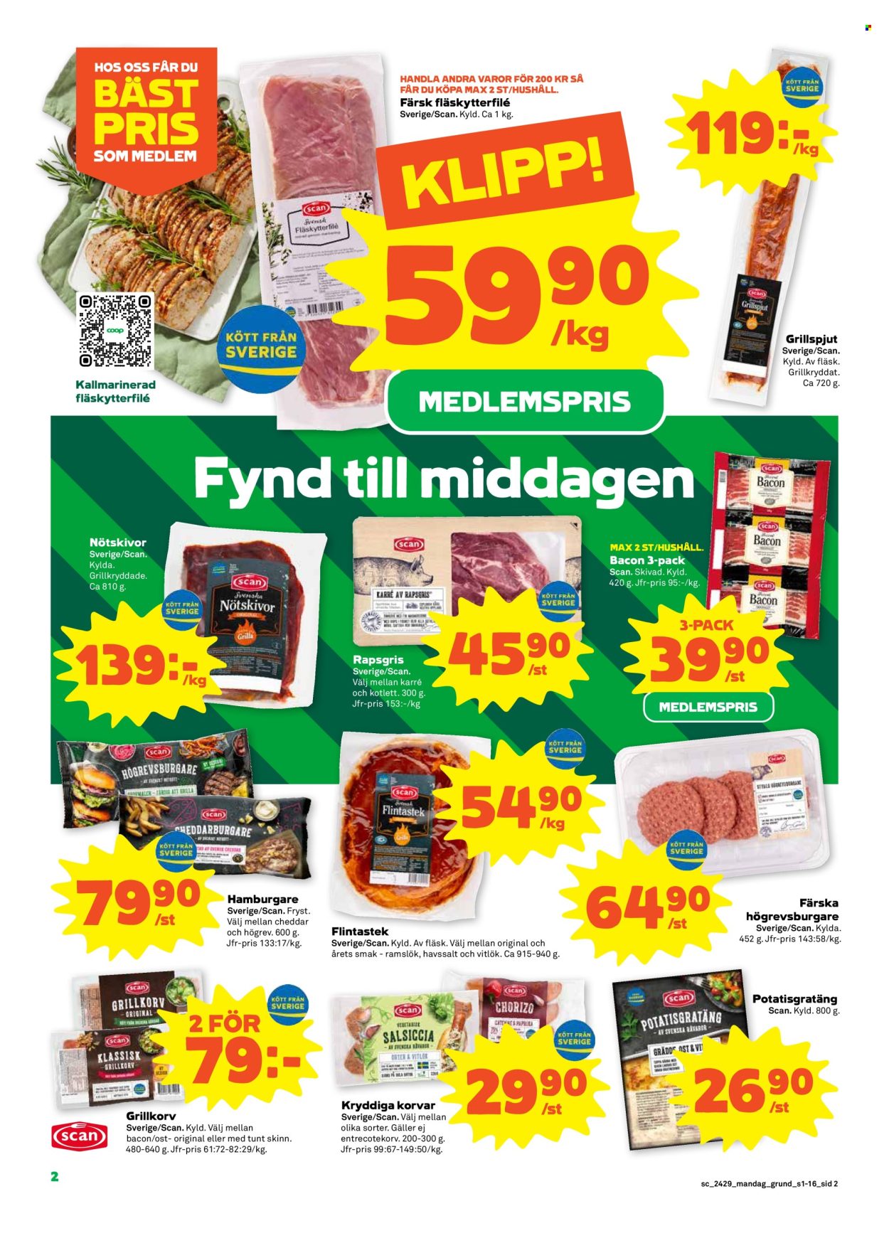 Stora Coop reklamblad - 15/7 2024 - 21/7 2024. Sida 2