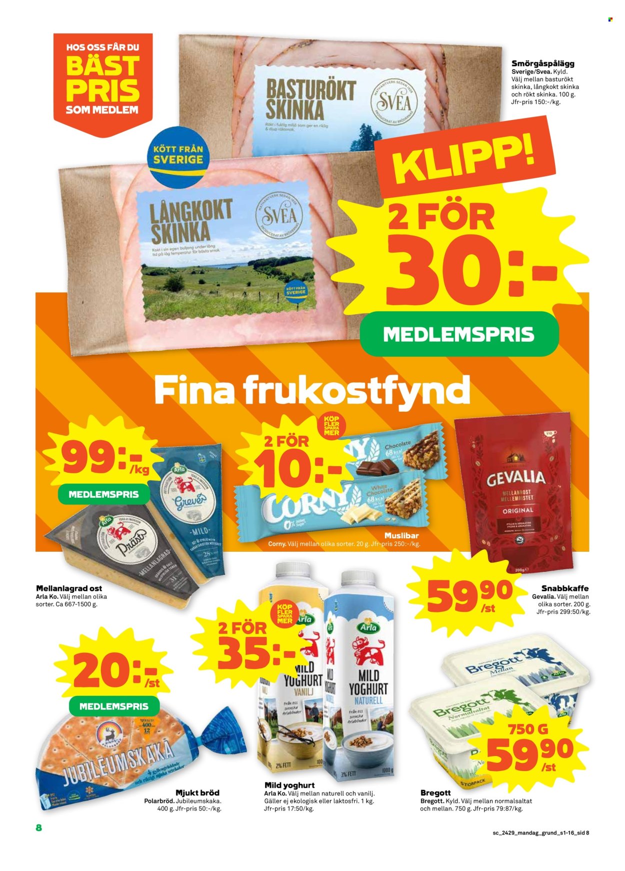 Stora Coop reklamblad - 15/7 2024 - 21/7 2024. Sida 8
