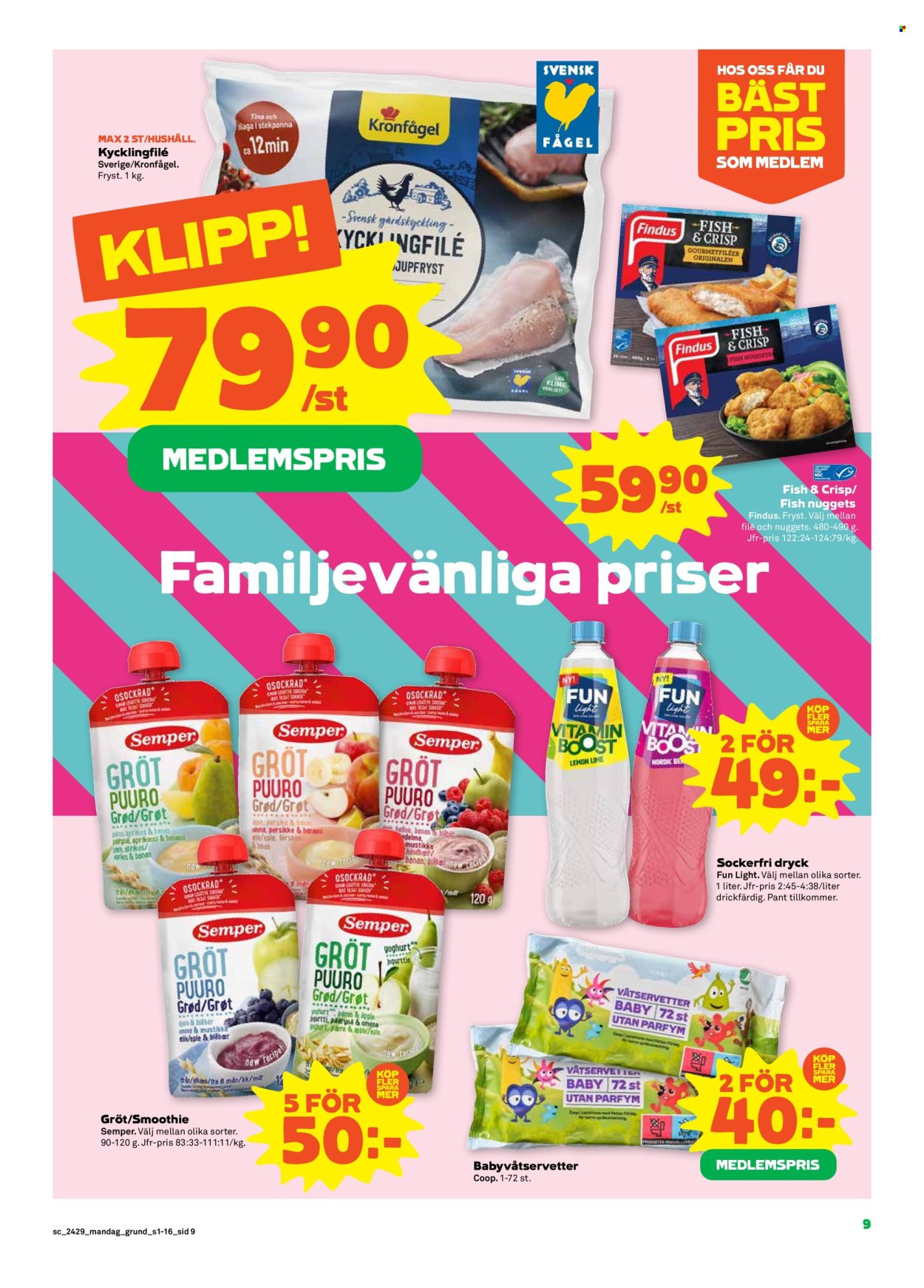 Stora Coop reklamblad - 15/7 2024 - 21/7 2024. Sida 9