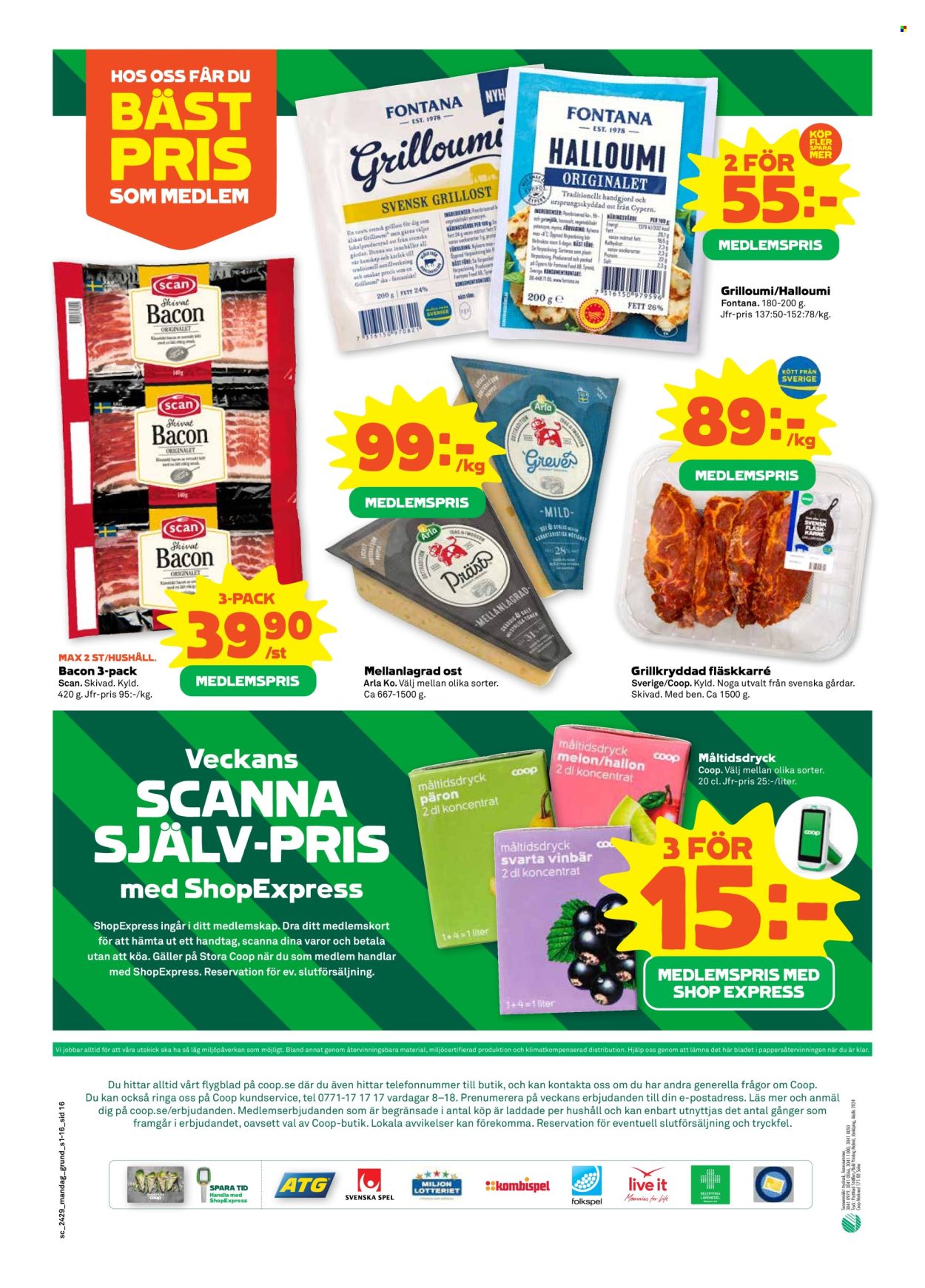 Stora Coop reklamblad - 15/7 2024 - 21/7 2024. Sida 16