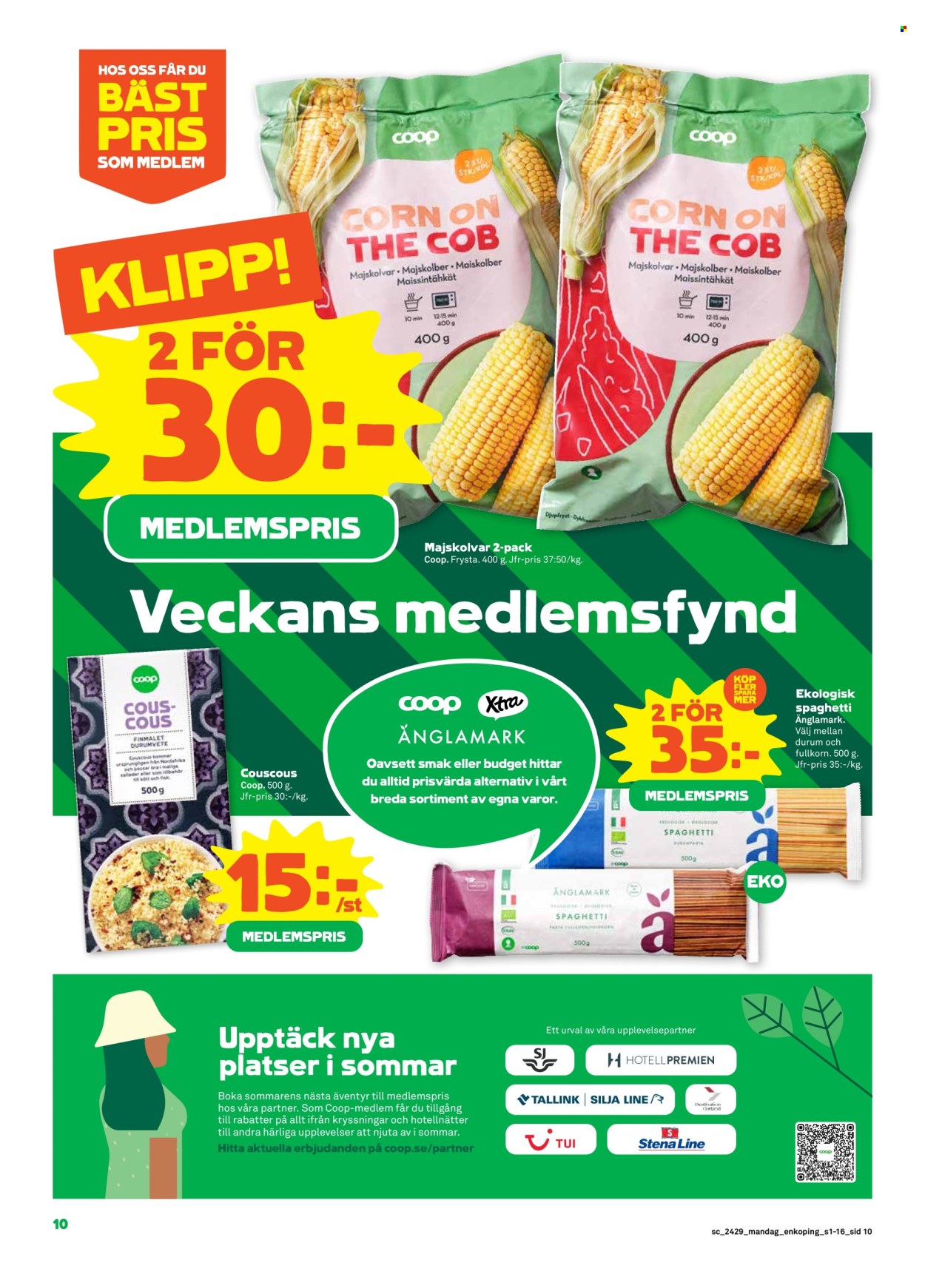 Stora Coop reklamblad - 15/7 2024 - 21/7 2024. Sida 10
