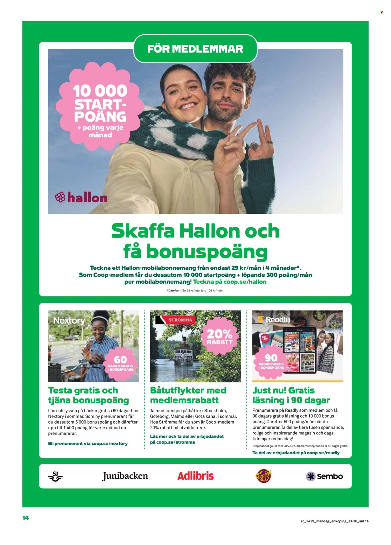 Stora Coop reklamblad - 15/7 2024 - 21/7 2024. Sida 14