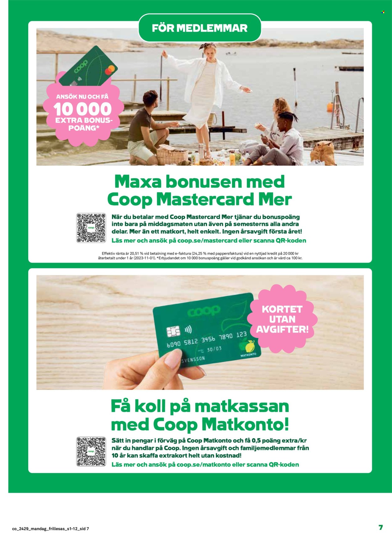 Coop Konsum reklamblad - 15/7 2024 - 21/7 2024. Sida 7