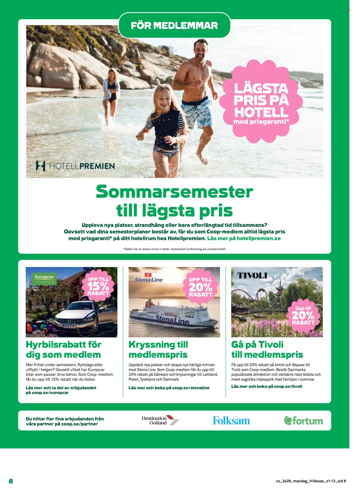 Coop Konsum reklamblad - 15/7 2024 - 21/7 2024. Sida 8