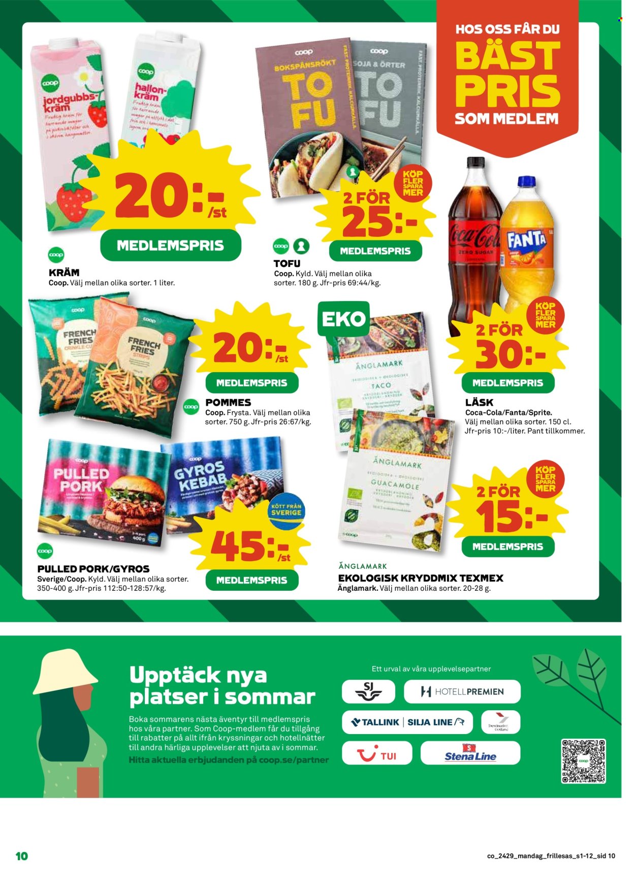 Coop Konsum reklamblad - 15/7 2024 - 21/7 2024. Sida 10