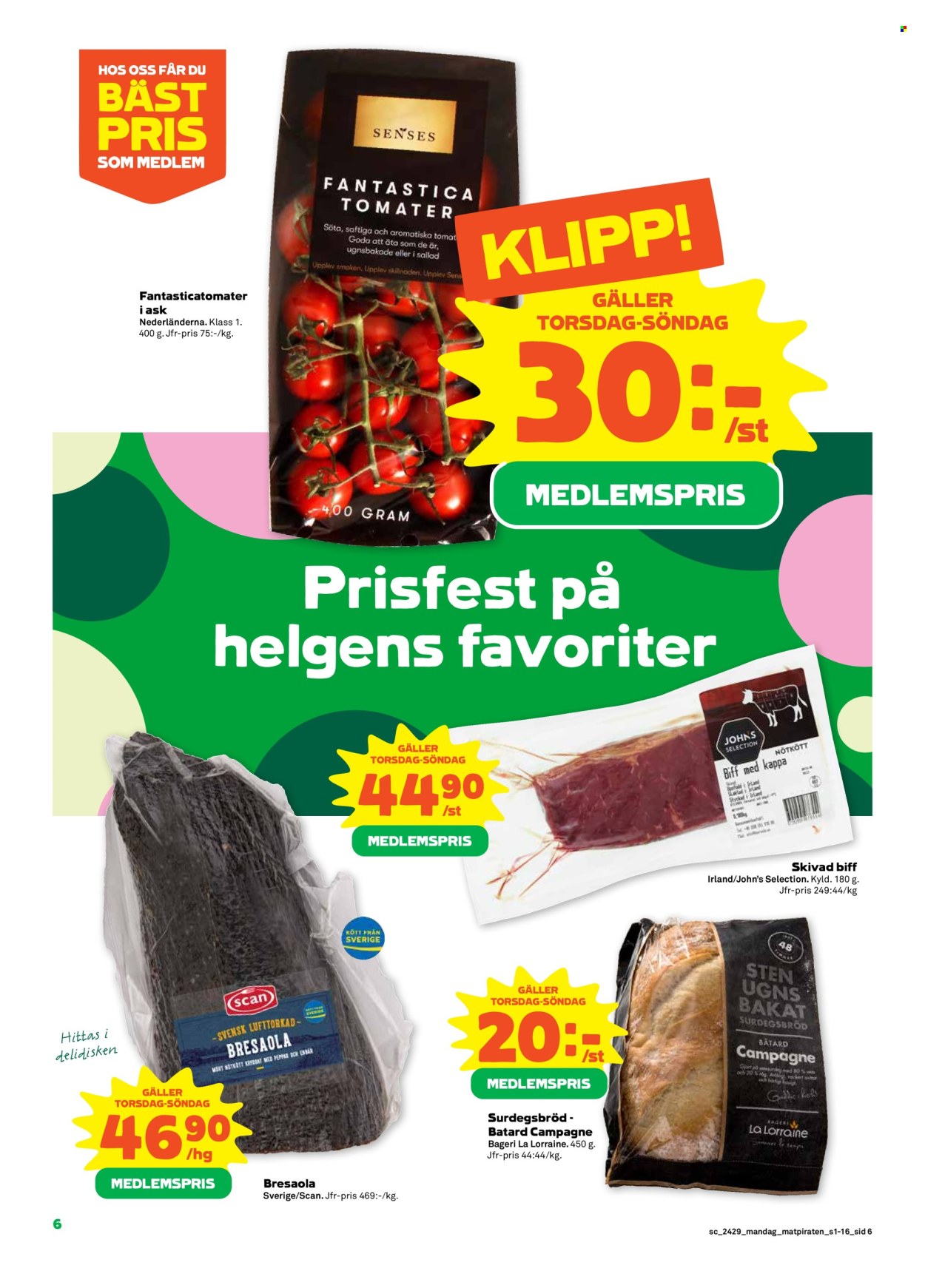 Coop reklamblad - 15/7 2024 - 21/7 2024. Sida 6