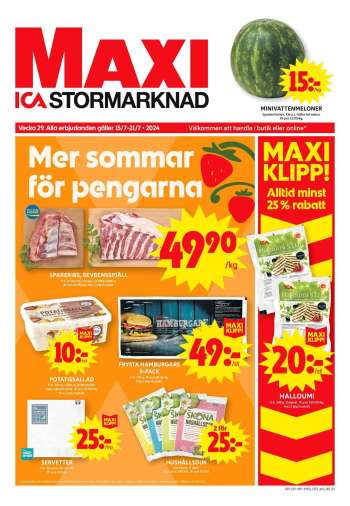 ICA reklamblad - 15/7 2024 - 21/7 2024.