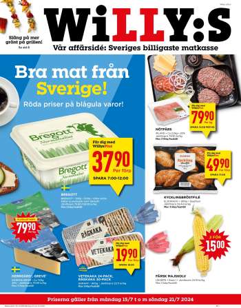 Willys reklamblad - 15/7 2024 - 21/7 2024.