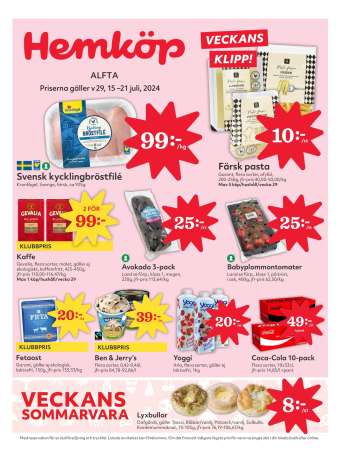 Hemköp reklamblad - 15/7 2024 - 21/7 2024.