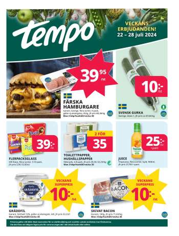 Tempo reklamblad - 22/7 2024 - 28/7 2024.