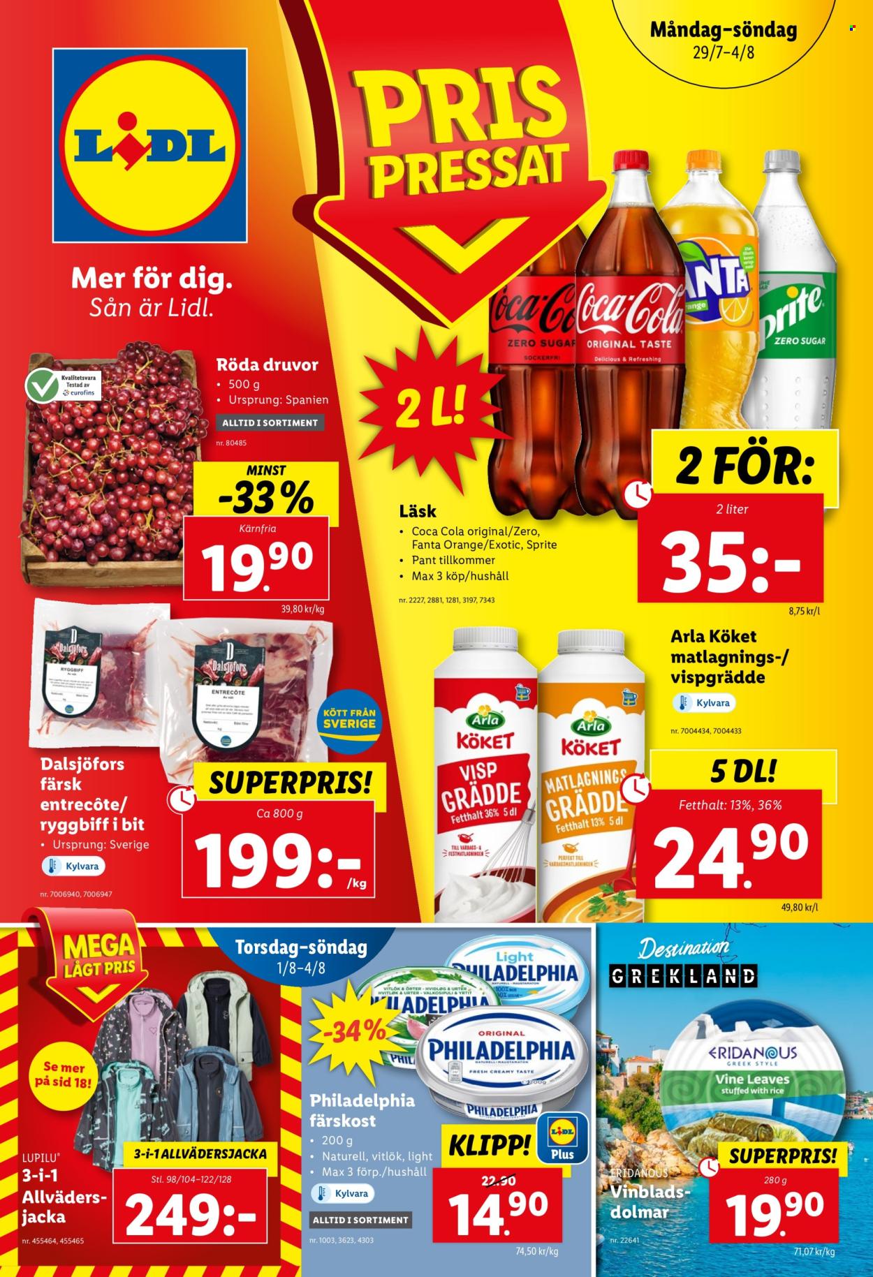 Lidl reklamblad - 29/7 2024 - 4/8 2024. Sida 1