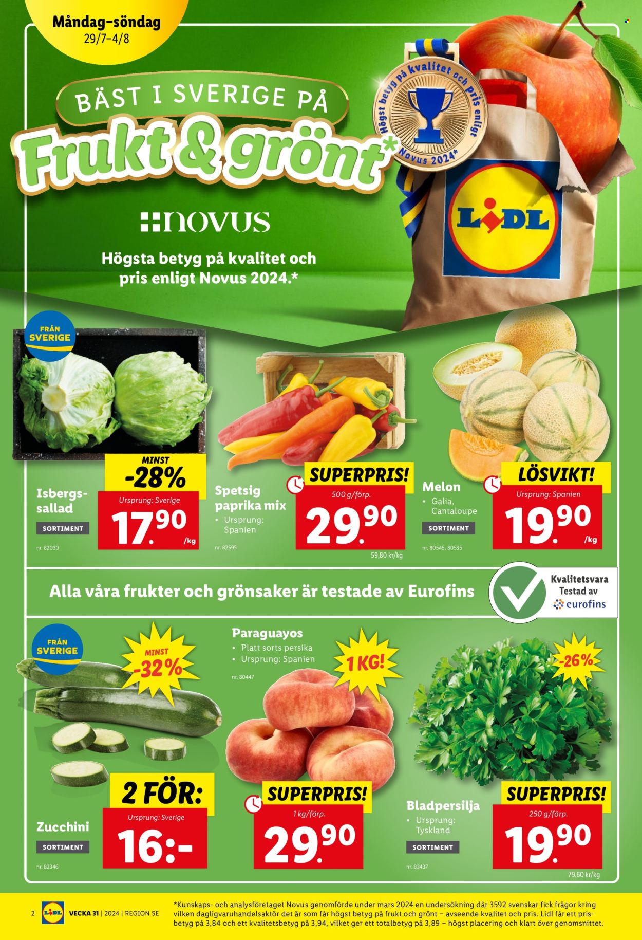 Lidl reklamblad - 29/7 2024 - 4/8 2024. Sida 2
