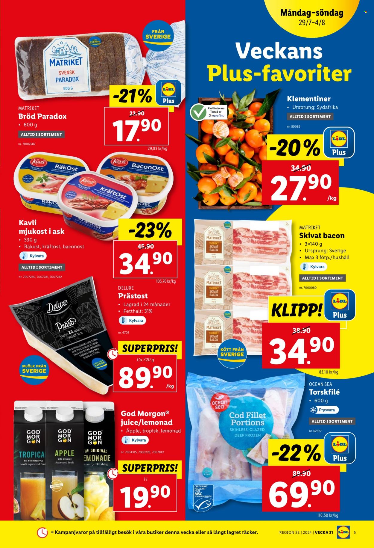 Lidl reklamblad - 29/7 2024 - 4/8 2024. Sida 5