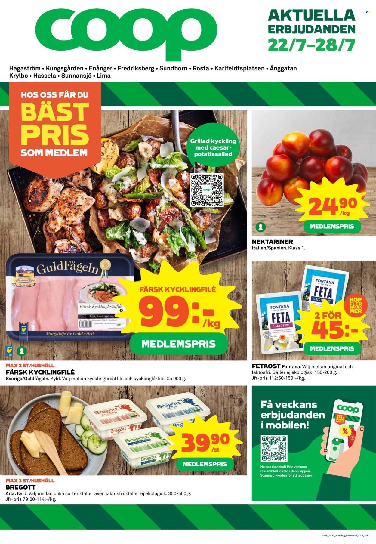 Coop reklamblad - 22/7 2024 - 28/7 2024. Sida 1