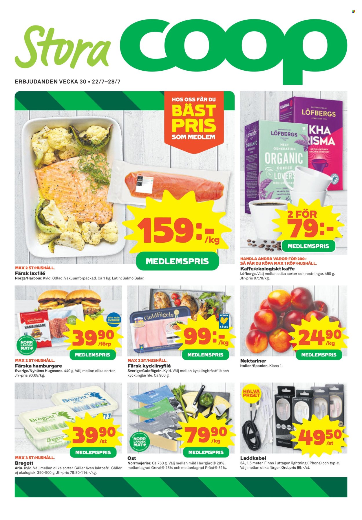 Stora Coop reklamblad - 22/7 2024 - 28/7 2024. Sida 1