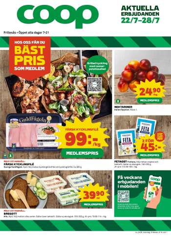 Coop Konsum reklamblad - 22/7 2024 - 28/7 2024.