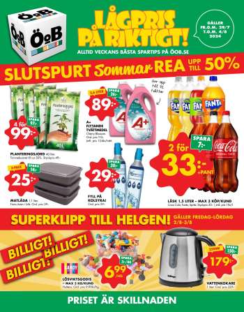 ÖoB reklamblad - 29/7 2024 - 4/8 2024.